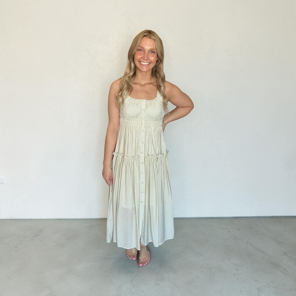 Whispering Willow Midi-Lt Olive