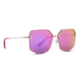 Diff Eyewear- Bree Gold + Pink Rush Mirror