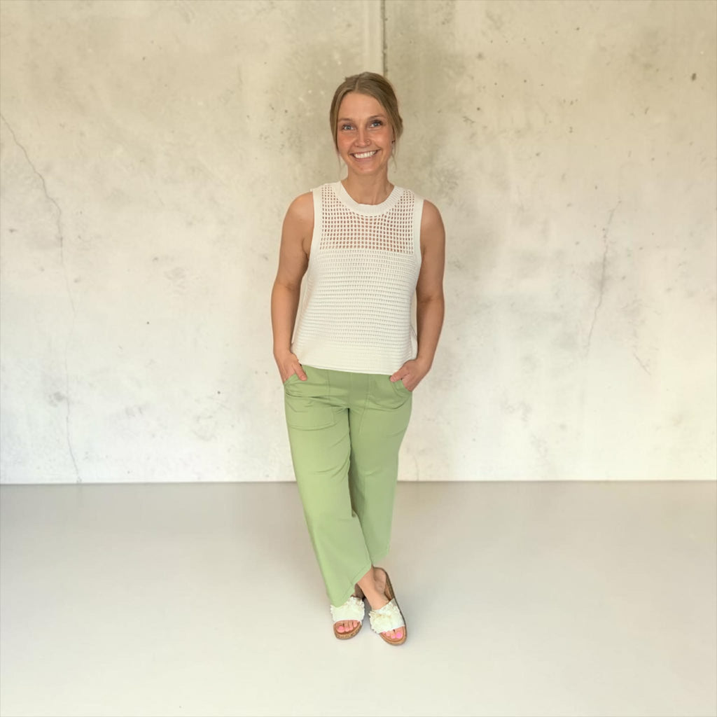 Utility Crop Wide Leg