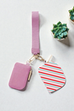Candy Cane Stripes Wristlet Duo