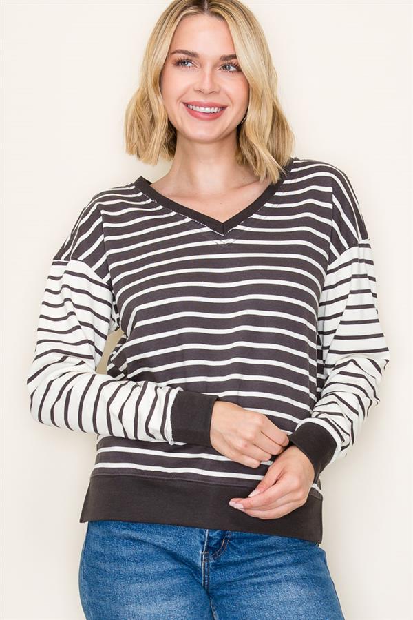Sasha Stripe Top