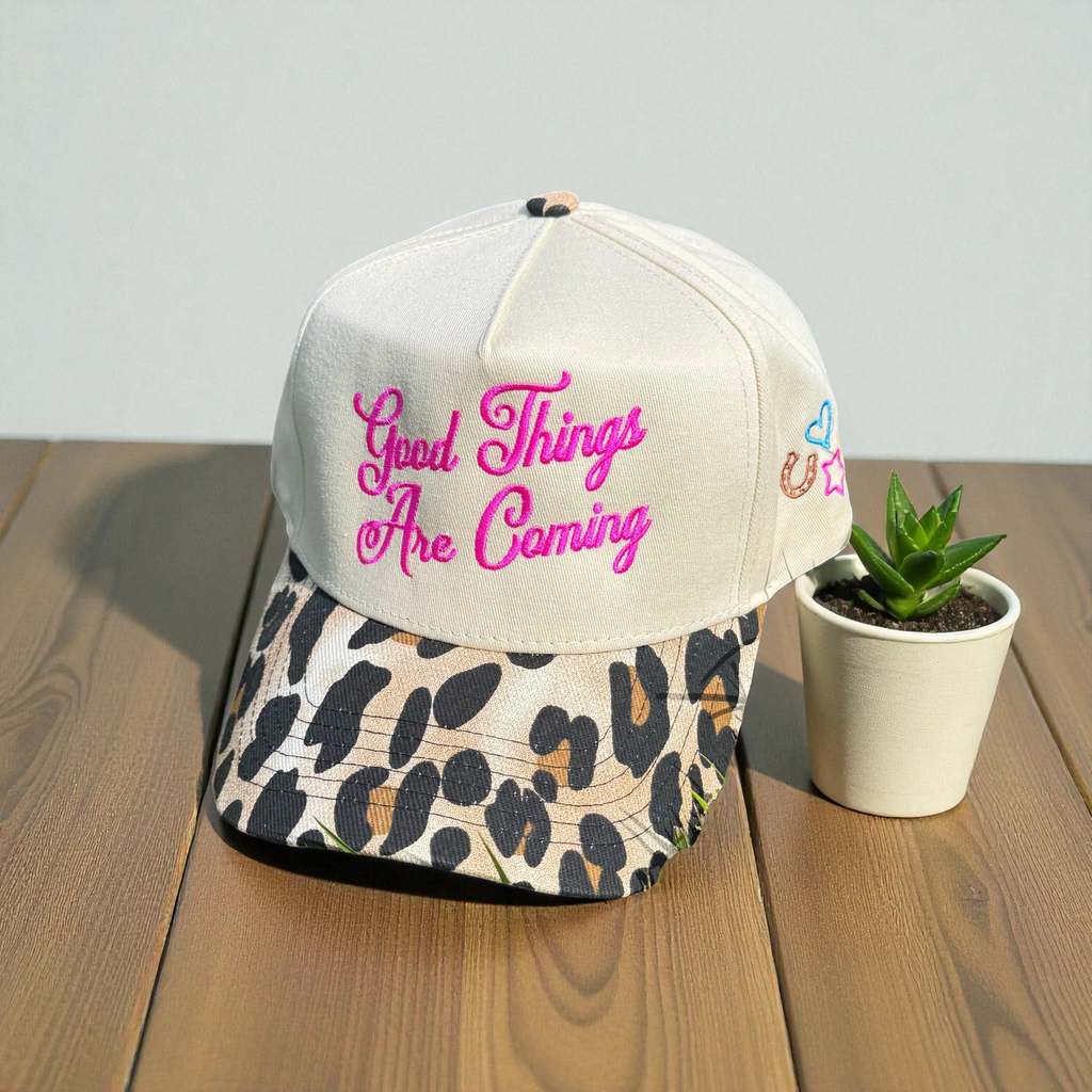 Good Things Are Coming Leopard Hat