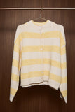 Cozy Charm Fuzzy Striped Cardigan