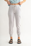 Silver Mist Cargo Jogger