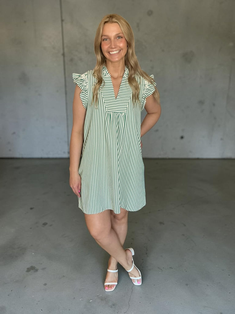Kiss Me Later Dress-Green