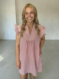 Kiss Me Later Dress-Red