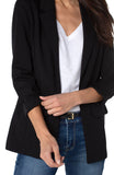 Boyfriend Blazer w/ Princess Darts, Black