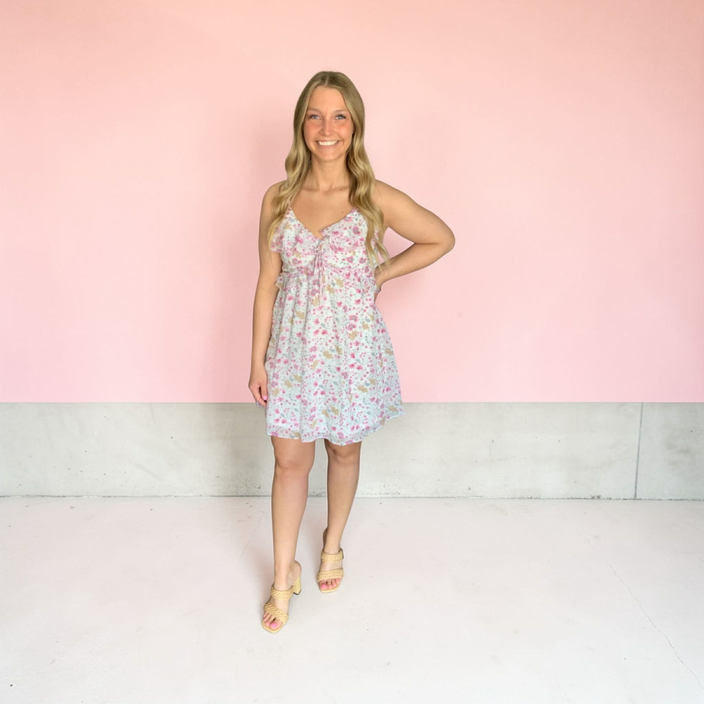 Meadow Breeze Ruffle Dress