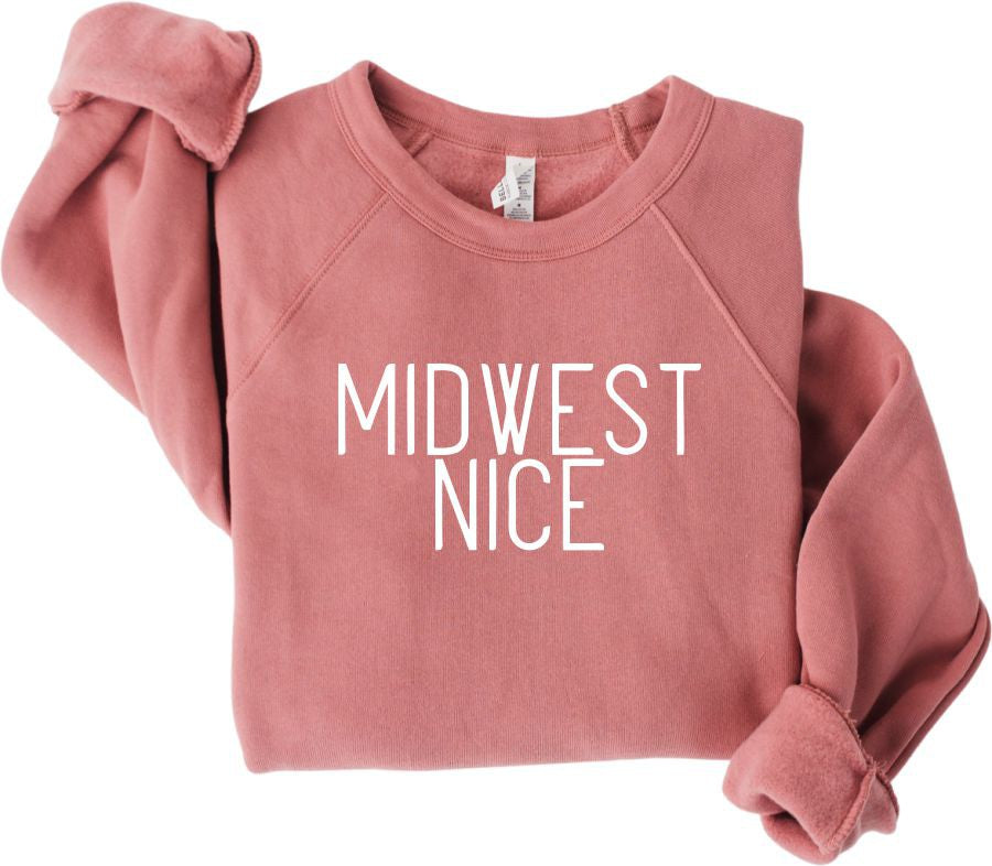 Midwest Nice Crewneck Sweatshirt