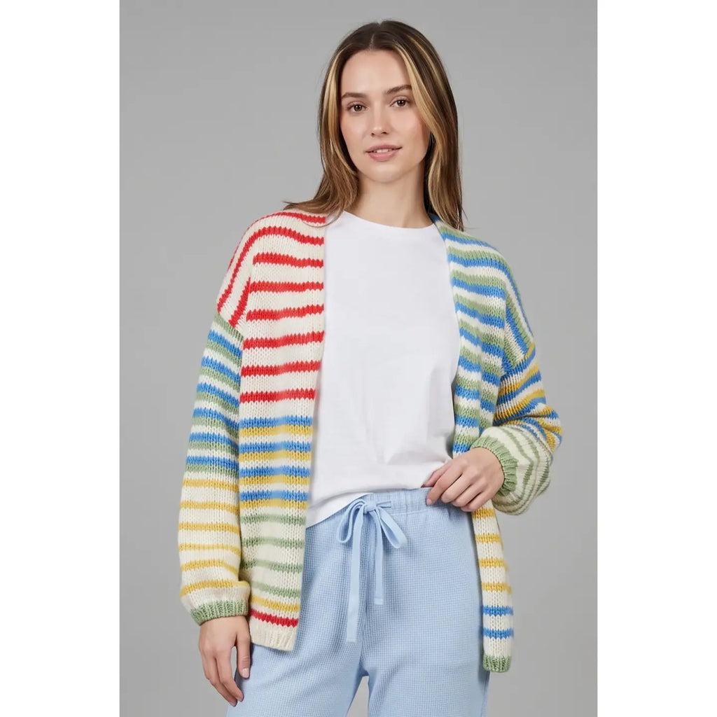 Color Me Cozy Striped Cardigan