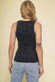 Washed Rib Tank Top