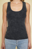 Washed Rib Tank Top