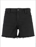 Jane High Rise Long Short (Frayed Hem)