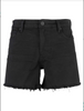 Jane High Rise Long Short (Frayed Hem)