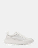 Shock White Leather Sneaker
