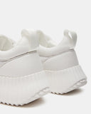 Shock White Leather Sneaker