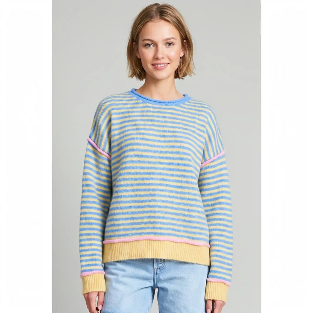 Cozy Crush Striped Sweater