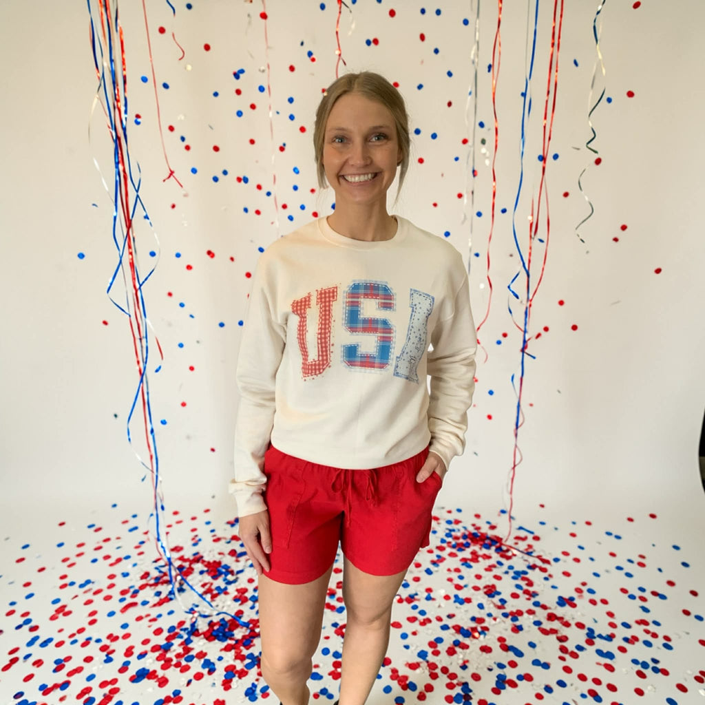 USA Patchwork Sweatshirt