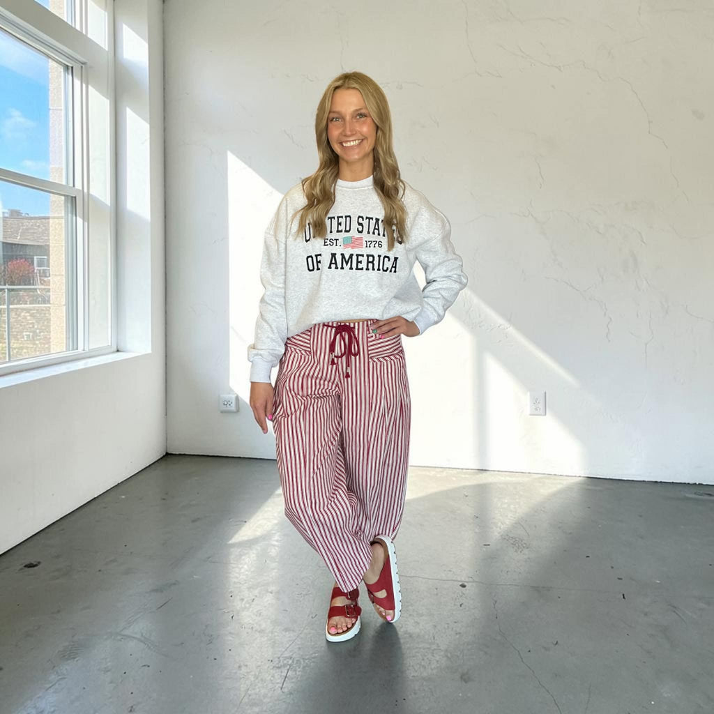 Bold Stripe Pants