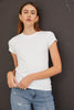 Classic Ribbed Crewneck T-Shirt