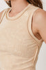 Exposed Seam Ribbed Tank