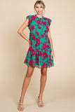 Sweet Emotions Tiered Floral Dress