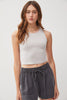 High Neck Cropped Tank