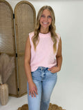 Blush Boucle Top