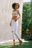 Cali Mid-Rise Relaxed Fit w/ Cuff, White