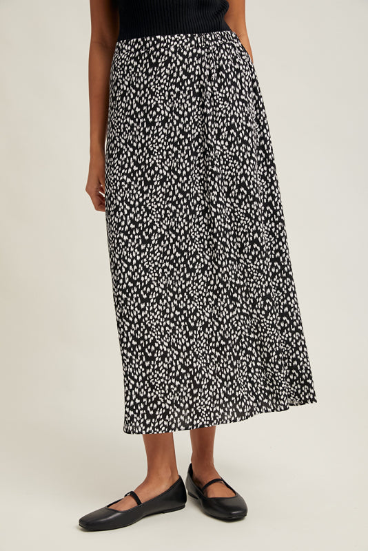 Leopard Midi Skirt