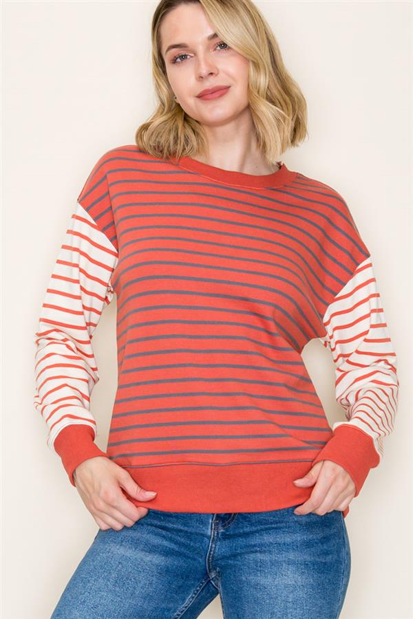 Playful Stripes Sweatshirt