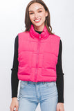 Cropped Puffer Vest