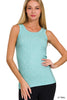 Ribbed Sleeveless Top