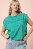 Washed & Ready Sleeveless Knit Top