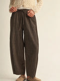 Everyday Striped Barrel Pants