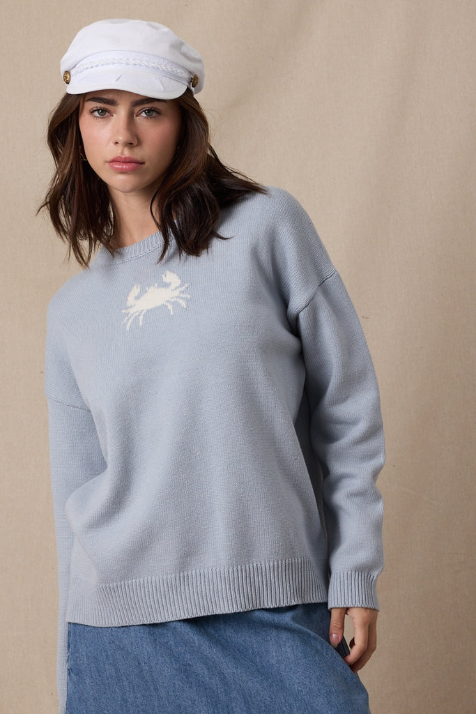Coastal Crab Sweater
