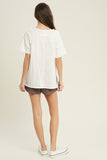 Sydney Slub Cotton T-Shirt, White