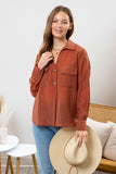 Social Hour Sheer Button Down