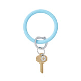 Sweet Carolina Blue-Silicone Big O® Key Ring