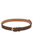 Cross Texture Faux Leather Belt