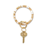 Gold Rush Marble-Silicone Big O® Key Ring