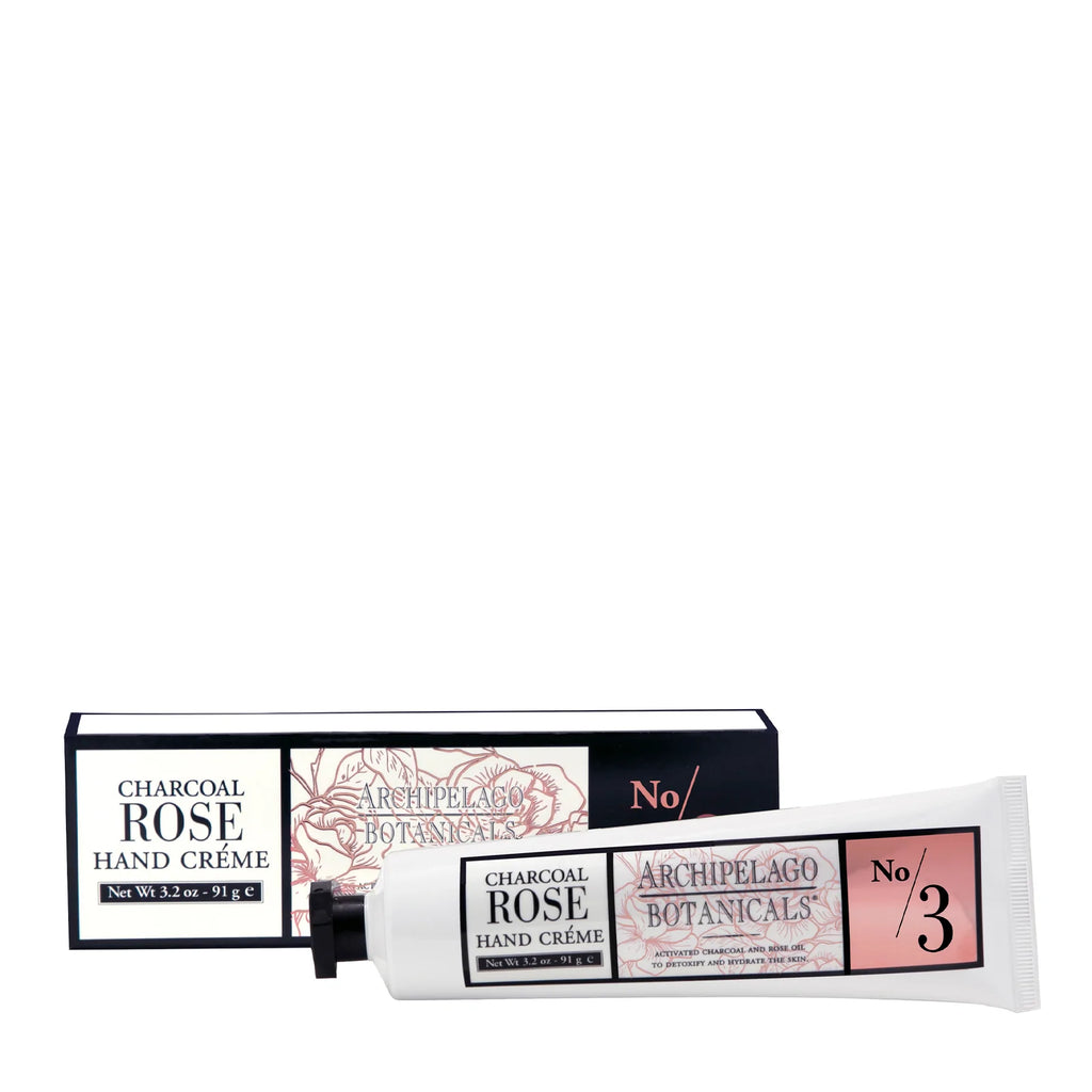 Charcoal Rose Hand Crème, 3.2 oz.