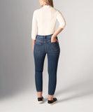 Valentina Pull-On Skinny Jeans, Tribeca Blu