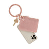 Rose Gold Confetti-Mini Silicone Pouch