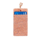 Rose Gold Confetti-Silicone ID Case