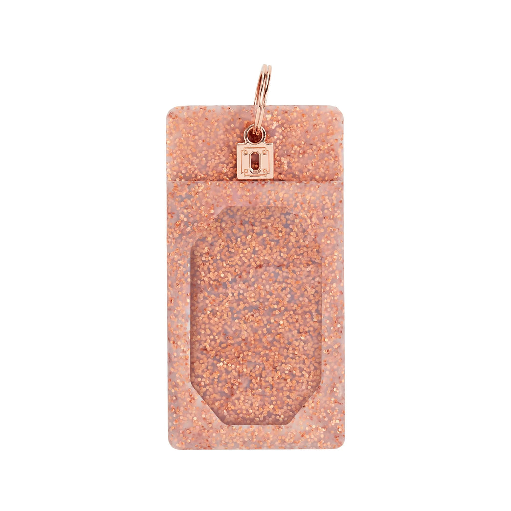 Rose Gold Confetti-Silicone ID Case