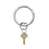 Snow Leopard-Silicone Big O® Key Ring