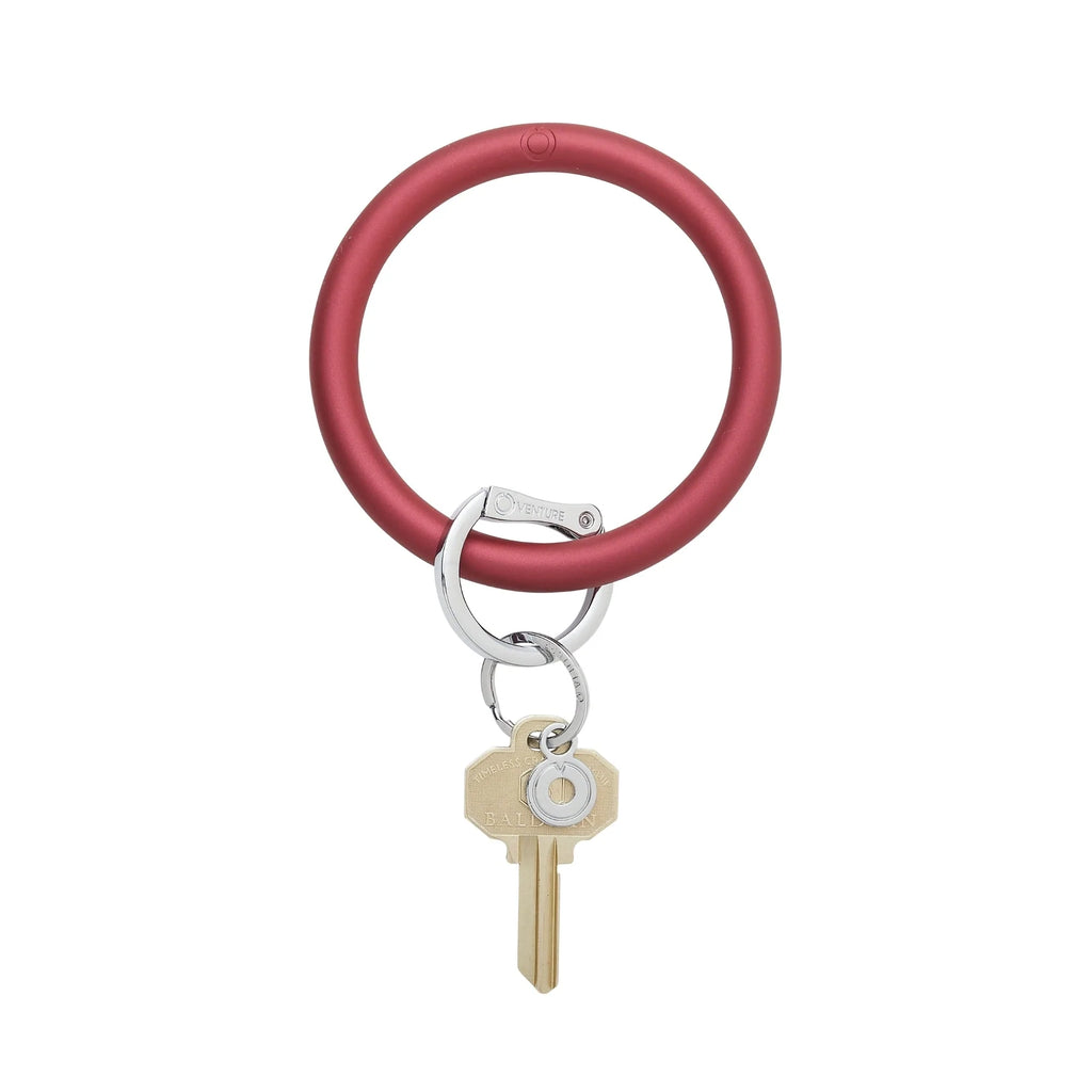 Wino Pearlized-Silicone Big O® Key Ring