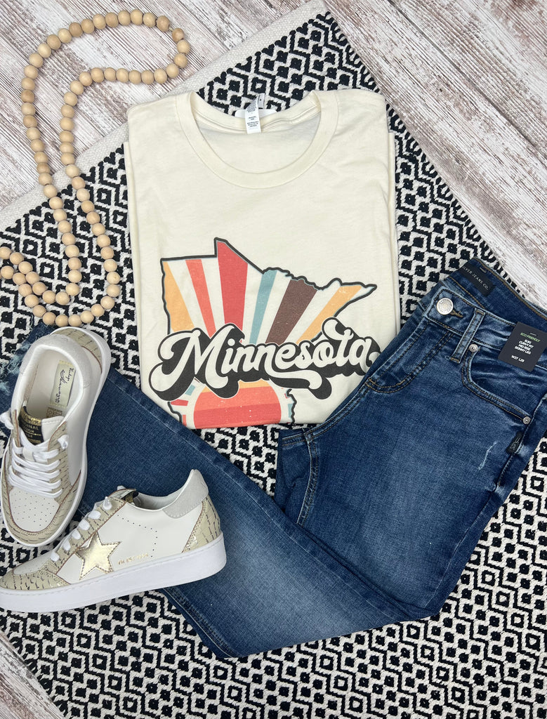 Minnesota Graphic Tee, Cream