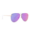 DIFF Eyewear - Tahoe, Gold + Purple Mirror